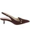 L Agence L'agence Brigette Suede Mule