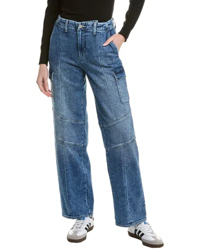 L Agence L'agence Brooklyn High-rise Utility Katella Wide Leg Jean In Blue