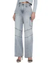 L Agence L'agence Brooklyn High-rise Utility Wide Leg Pant In Blue
