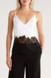 L Agence L'agence Bryna Lace Mix Camisole In White