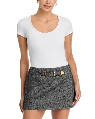 L AGENCE L'AGENCE BRYNLEE SHORT SLEEVE SCOOP NECK TEE