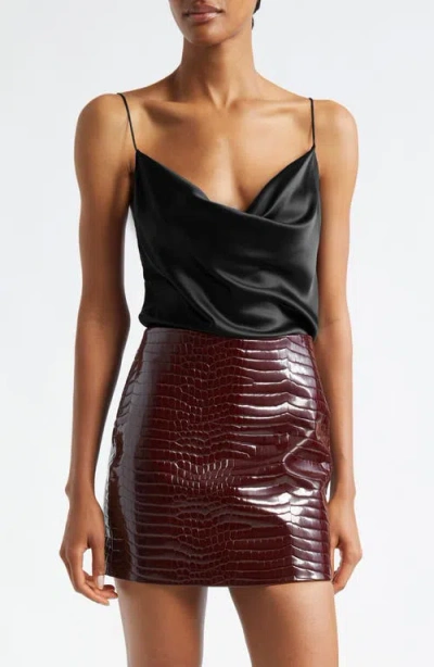 L'AGENCE L'AGENCE CALISTA COWL NECK SILK CAMISOLE