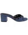 L Agence L'agence Camille Suede Heeled Sandal