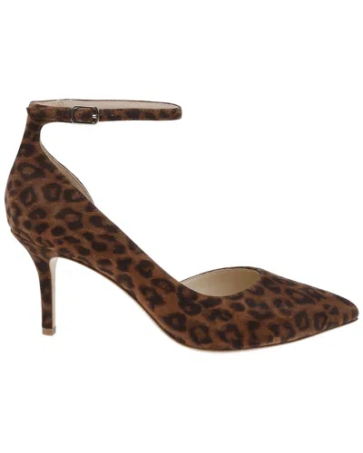L Agence L'agence Cezanne Suede Pump In Brown