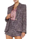 L Agence L'agence Chamberlain Blazer In Purple