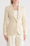 L Agence L'agence Chamberlain Blazer In Neutral
