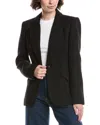L'agence Chamberlain Single-breasted Blazer In Black