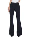 L Agence L'agence Charis High-rise Lace-up Pant In Blue
