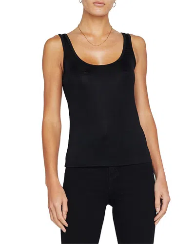 L Agence L'agence Chrissy Scoop Neck Tank In Black