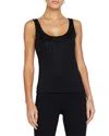 L Agence L'agence Chrissy Scoop Neck Tank In Black