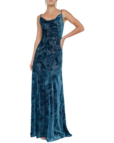 L Agence L'agence Christine Dress In Blue