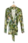 L Agence L'agence Ciara Long Sleeve Robe Top