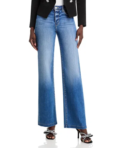 L Agence L'agence Clayton High Rise Wide Leg Jeans In Hampton