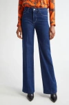 L Agence L'agence Clayton High Waist Wide Leg Jeans In Newport