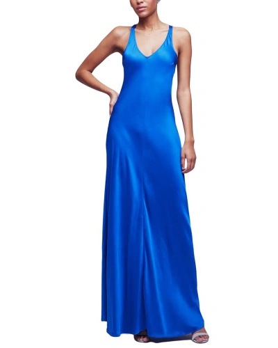 L Agence L'agence Clea Dress In Blue