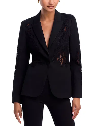 L'AGENCE L'AGENCE CLEMENTINE LACE APPLIQUE BLAZER