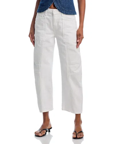 L Agence L'agence Cody High Rise Rodeo Jeans In Blanc In White
