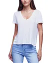 L Agence Carly V-neck Tee