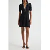 L Agence Dakoa Collared Flare Mini Dress