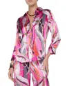 L Agence L'agence Dani 3/4-sleeve Silk Blouse