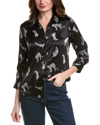 L Agence L'agence Dani 3/4-sleeve Silk Blouse
