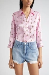 L Agence Dani Silk Blouse