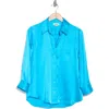L Agence L'agence Nina Crinkle Satin Shirt