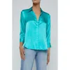 L Agence Bianca Silk Charmeuse Button-down Blouse