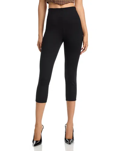 L Agence L'agence Dee Pull On Pedal Pushers In Black