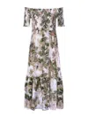 L Agence Oriel Dress In Multicolor