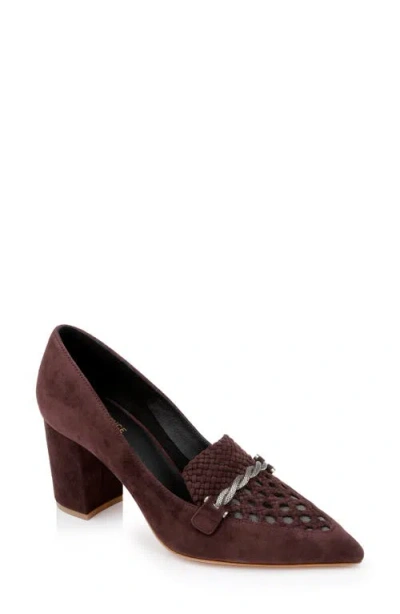 L Agence L'agence Eleonore Pump In Chocolate Suede
