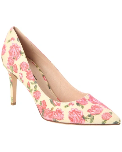 L Agence L'agence Eloise Suede & Leather Pump In Pink