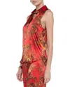 L Agence L'agence Emmy Sleeveless Silk Blouse