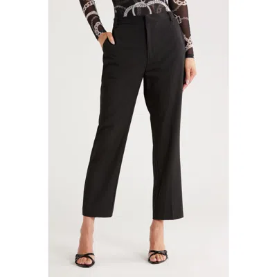 L Agence L'agence Enola Ankle Slim Straight Pants In Black