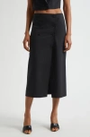 L Agence L'agence Febe Tuxedo Pencil Skirt In Black