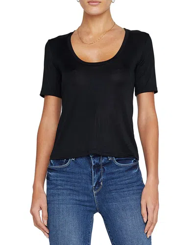 L Agence L'agence Felice Ss Deep U-neck T-shirt