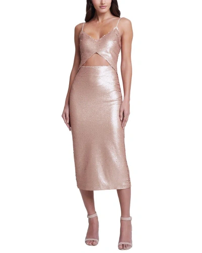 L Agence L'agence Femme Sequin Cutout Dress In Neutral