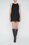 L Agence L'agence Florian Shift Dress In Black/black Rose
