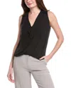 L Agence L'agence Freja Draped Silk Blouse