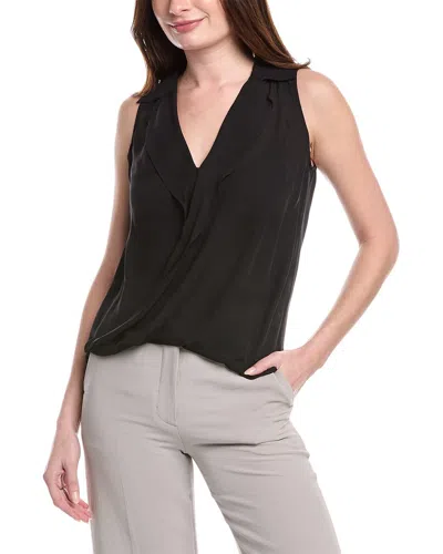 L Agence L'agence Freja Draped Silk Blouse
