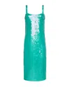 L Agence Gabin Sequin Dress In Bright Jade