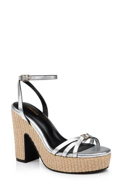 L'AGENCE L'AGENCE GENEVRA ANKLE STRAP PLATFORM SANDAL