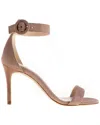 L Agence L'agence Gisele Suede Sandal In Brown