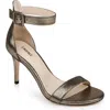 L Agence L'agence Gisele Vi Ankle Strap Sandal In Gold/ Black