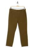 L Agence L'agence Harlow High Waist Slim Fit Trouser Pants In British Khaki