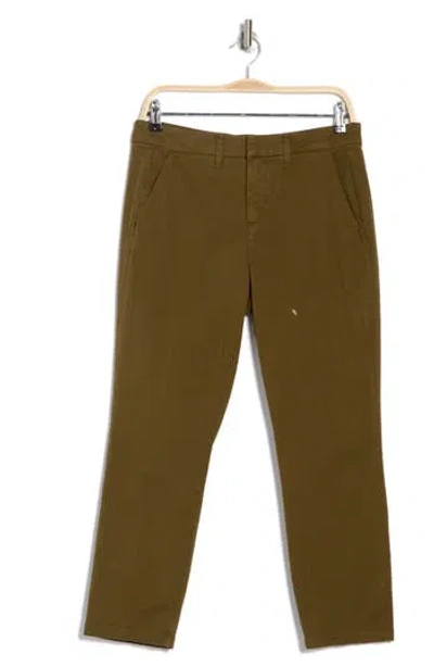 L Agence L'agence Harlow High Waist Slim Fit Trouser Pants In British Khaki