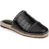 L AGENCE L'AGENCE HELENOR CROC EMBOSSED MULE