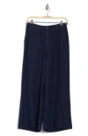 L Agence L'agence Henderson Crop Wide Leg Linen Pants