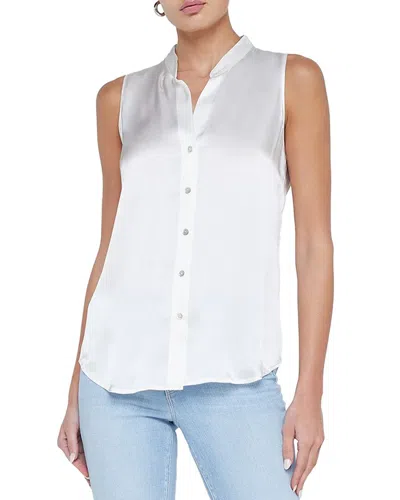 L Agence L'agence Hendrix Blouse In White