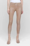 L Agence L'agence Margot Cappuccino Coated High-rise Skinny Jean In Cappuccino Coated